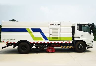 Street Sweeping and Washing Truck